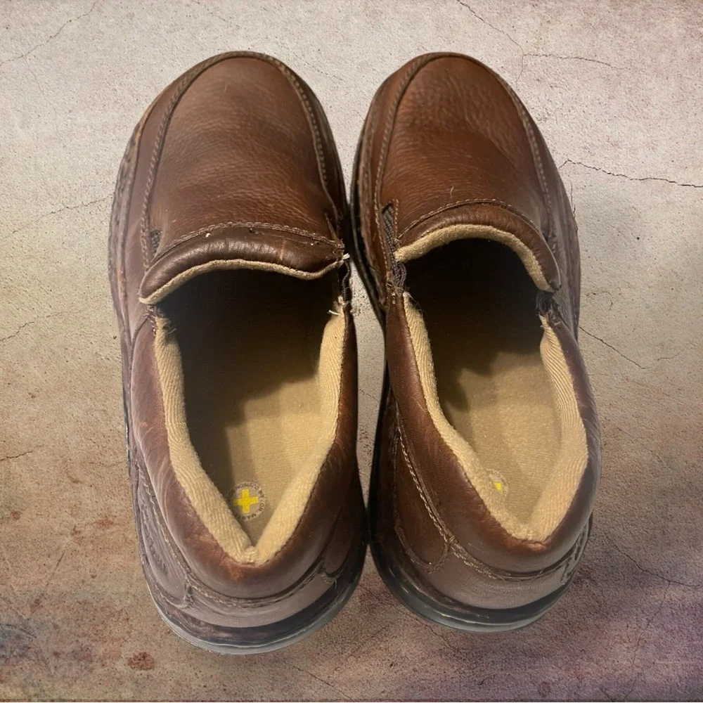 Dr. Martens Men's Orson Brown Leather Slip-On Loafers Size 8 - 11198 - AW004